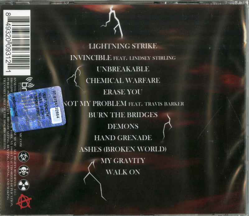 Escape The Fate - Chemical Warfare Cd 0849320093121