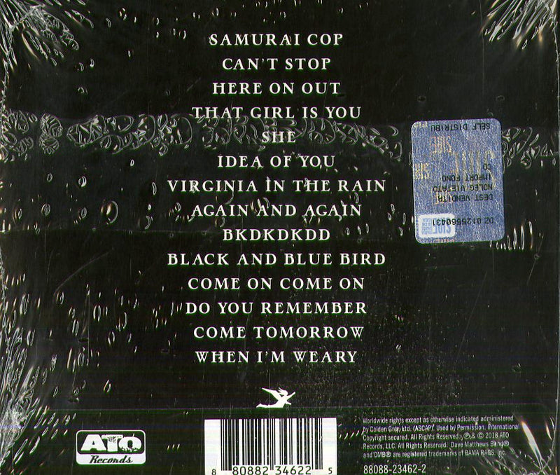 Matthews Dave Band - Come Tomorrow Cd 0880882346225