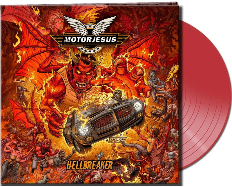 Motorjesus - Hellbreaker (Clear Red Vinyl)