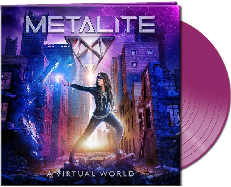 Metalite - A Virtual World (Clear Purple Vinyl)