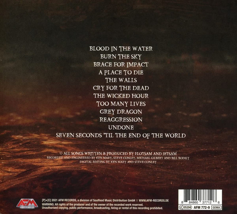 Flotsam And Jetsam - Blood In The Water Cd 0884860377126