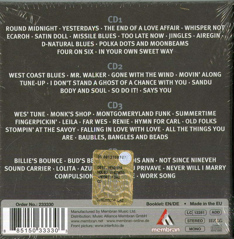 Montgomery Wes - West Coast Blues (4Cd) Box Dgp CD 0885150333303