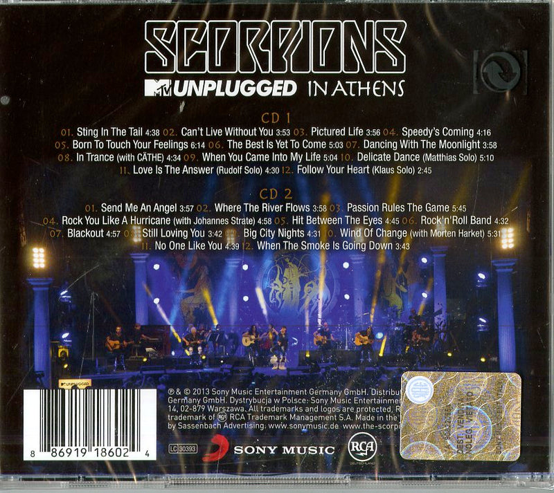 Scorpions - Mtv Unplugged Cd 0886919186024