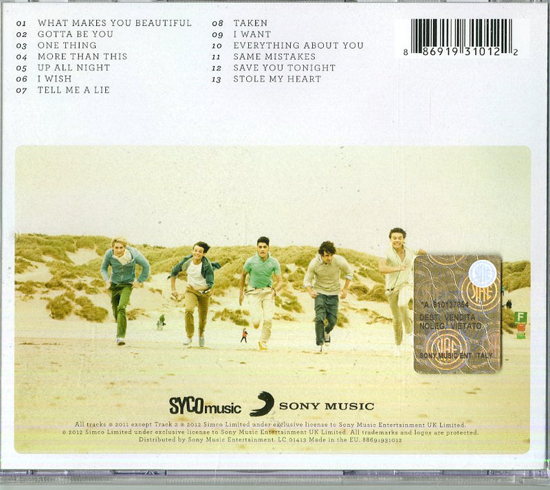 One Direction - Up All Night Cd 0886919310122