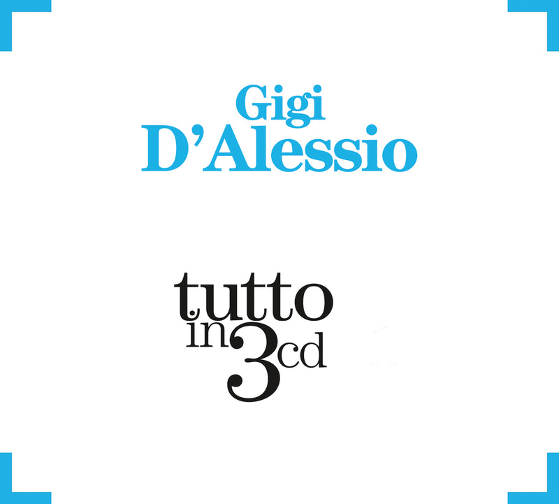 D'Alessio Gigi - Tutto In 3 Cd (Box) Cd 0886919366822