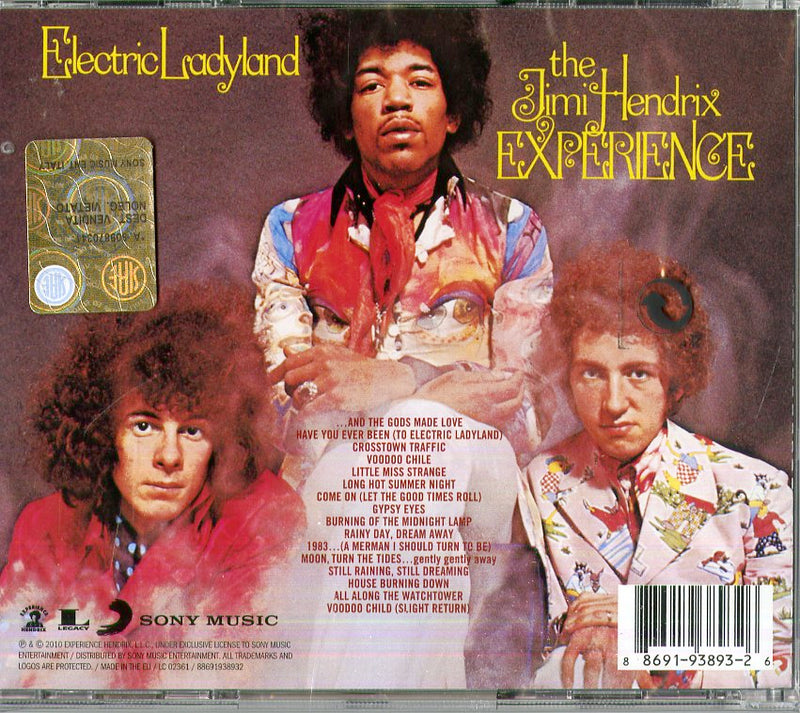 Hendrix Jimi - Electric Ladyland (Remastered) Cd 0886919389326