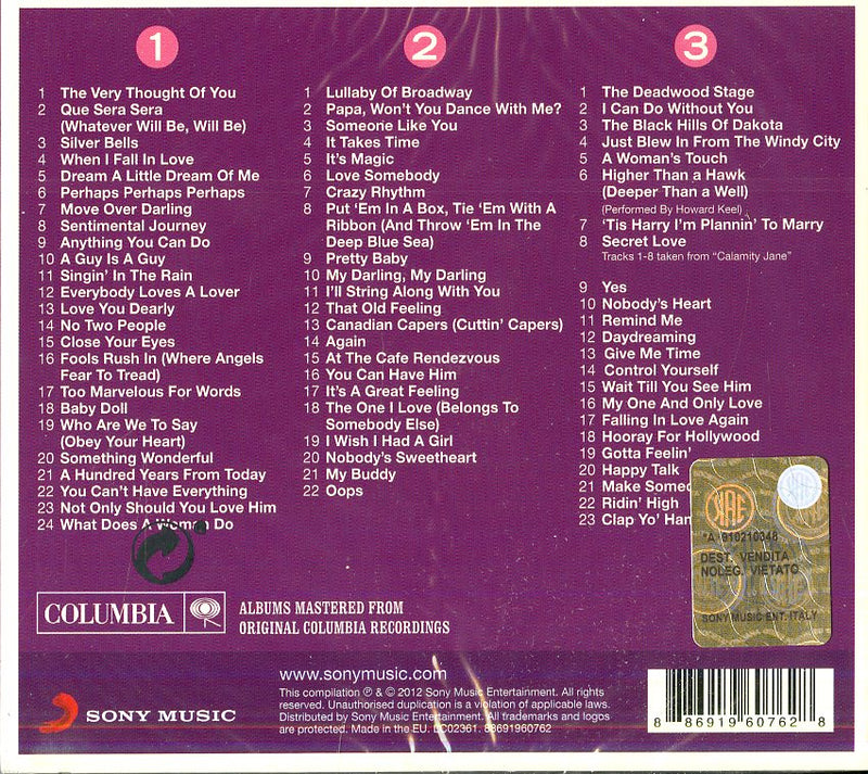 Day Doris - The Real... Doris Day (Box3Cd) Cd 0886919607628