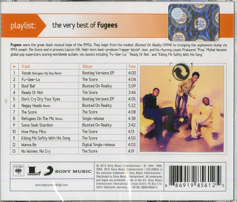 Fugees - The Very Best Of Fugees Cd 0886919856125