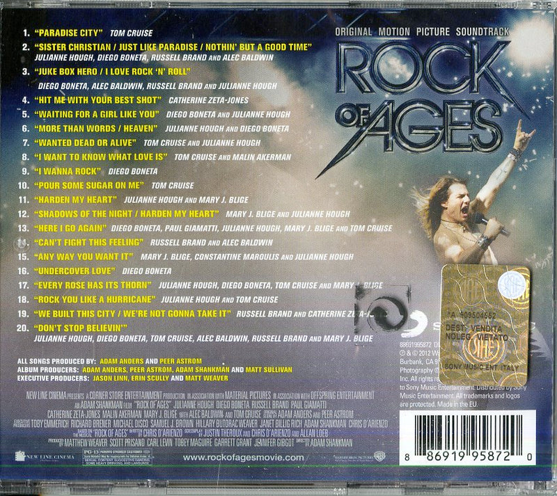 O.S.T.-Rock Of Ages - Rock Of Ages Cd 0886919958720