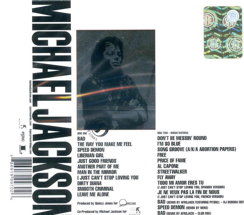 Jackson Michael - Bad 25Th Anniv.Edt. Cd 0886919997026