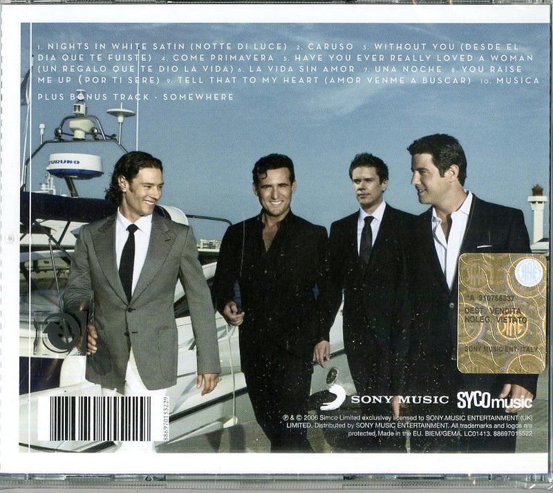 Il Divo - Siempre Cd 0886970155229
