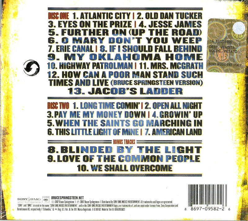 Springsteen Bruce - Live In Dublin Cd 0886970958226