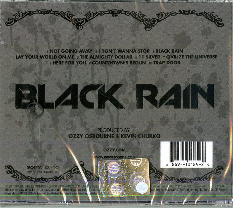 Osbourne Ozzy - Black Rain Cd 0886971018929