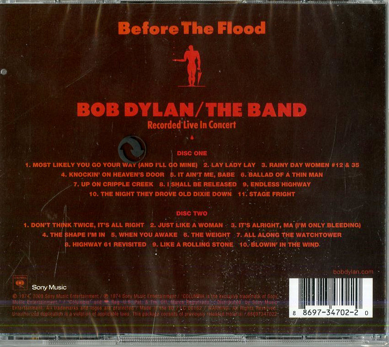 Dylan Bob Band - Before The Flood Cd 0886973470220