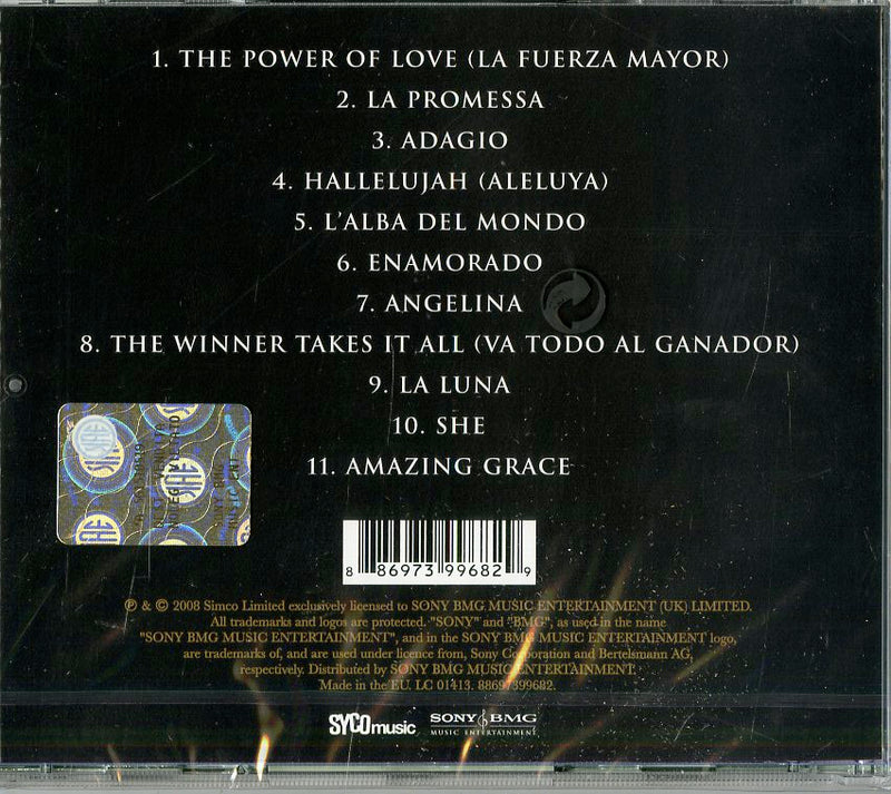 Il Divo - The Promise Cd 0886973996829