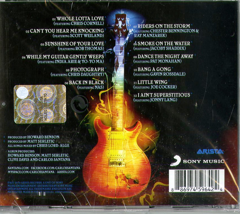 Santana Carlos - Guitar Heaven:The Greatest Guitar Cd 0886974596424