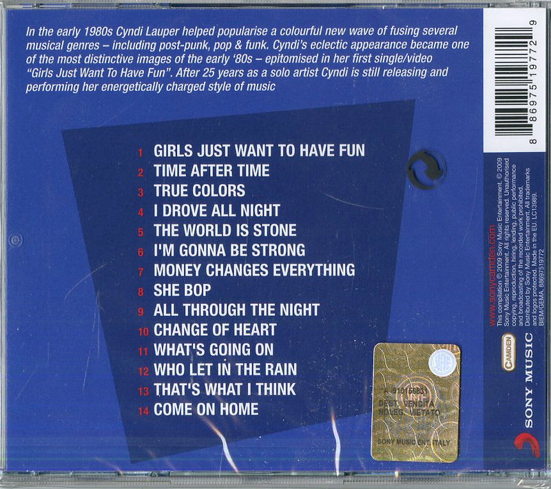 Lauper Cyndi - Collections Time After Time Cd 0886975197729