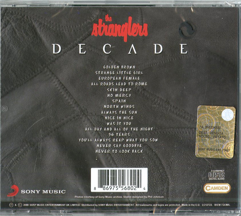 Stranglers The - Decade The Best Of 1981 1990 CD 0886975568024