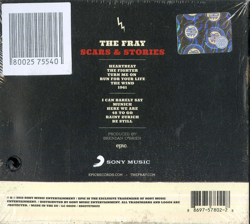 Fray The - Scars & Stories Cd 0886975780228