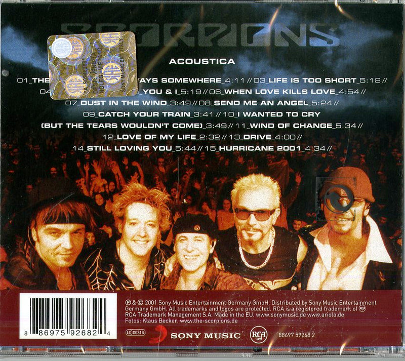 Scorpions - Acoustica Cd 0886975926824