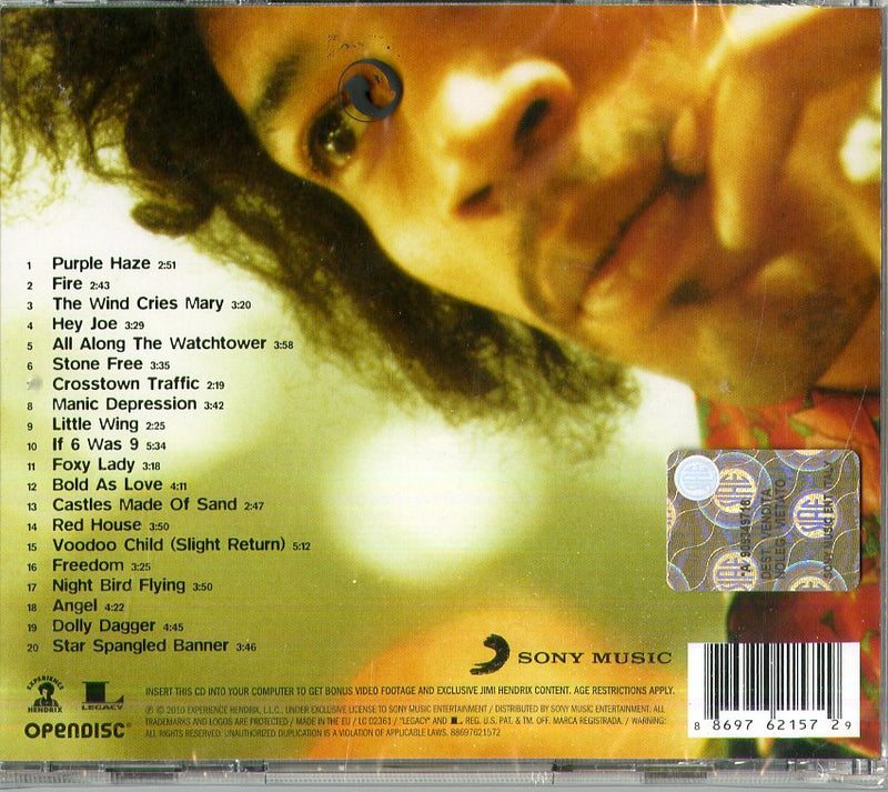 Hendrix Jimi - The Best Of Jimi Hendrix Cd 0886976215729