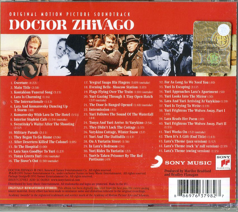 O.S.T.-Il Dottor Zivago - Il Dottor Zivago Cd 0886976379827
