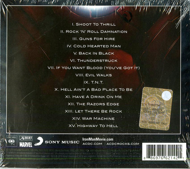 Ac/Dc - Iron Man 2 Cd 0886976621421