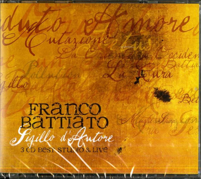 Battiato Franco - Sigillo D'Autore Best Studio & Live CD 0886977384127