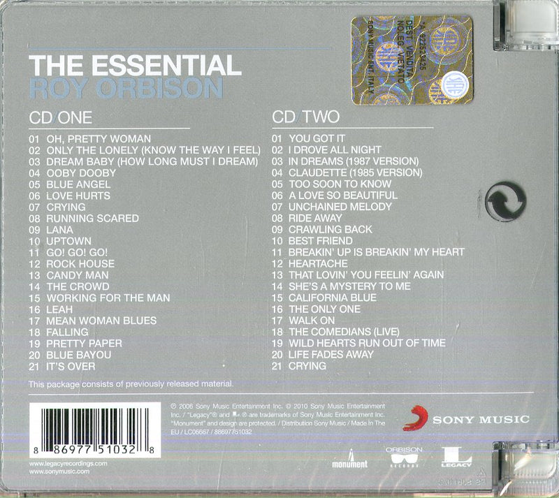 Orbison Roy - The Essential Roy Orbison CD 0886977510328