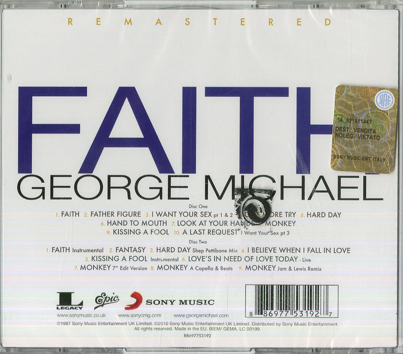 Michael George - Faith (Remastered) Cd 0886977531927