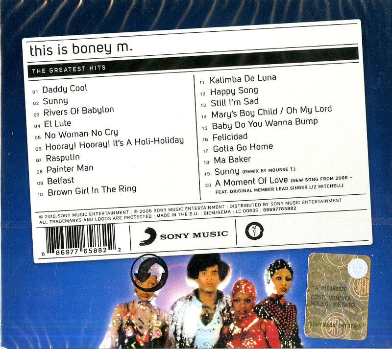 Boney M - This Is (The Magic Of Boney M.) Cd 0886977658822