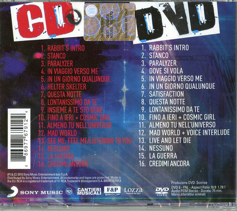 Mengoni Marco - Re Matto Live (Cd+Dvd) CD 0886977679124