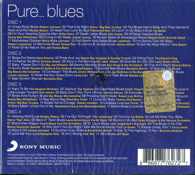 Compilation - Pure...Blues (Box4Cd) Cd 0886977762727
