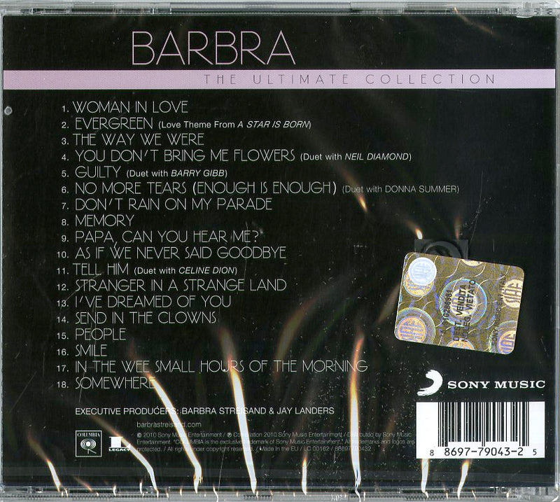 Streisand Barbra - The Ultimate Collection Cd 0886977904325