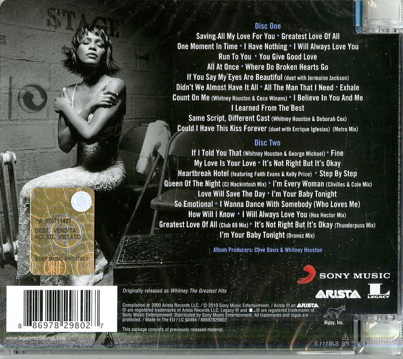 Houston Whitney - The Essential Whitney Houston Cd 0886978298027