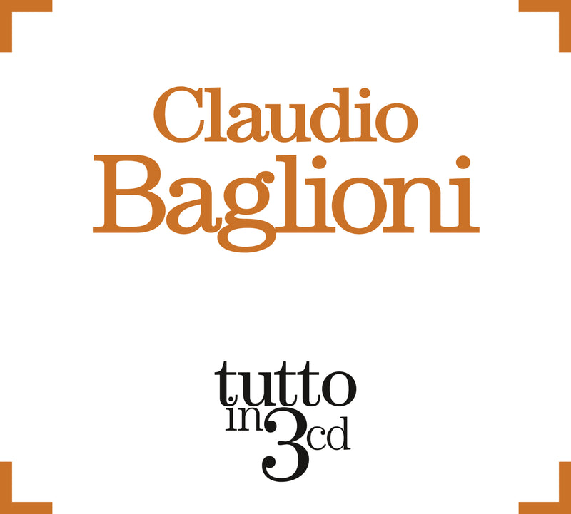 Baglioni Claudio - Tutto In 3 Cd (Box) Cd 0886978677020