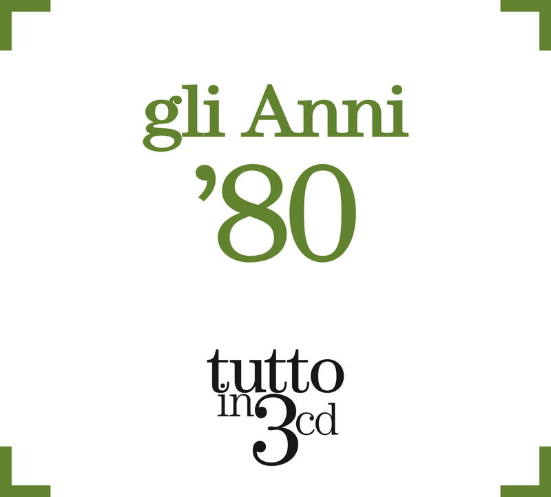 Compilation - Gli Anni 80 Tutto In 3 Cd (Box) Cd 0886978679628