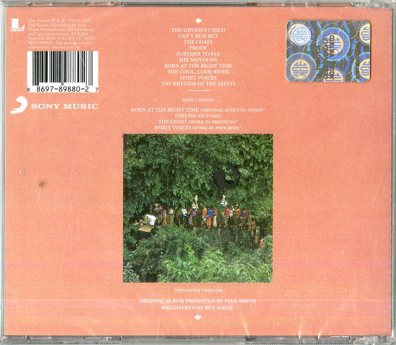 Simon Paul - The Rhythm Of The Saint(+ Bonus Tracks) Cd 0886978988027