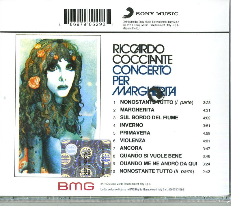 Cocciante Riccardo - Concerto Per Margherita CD 0886979052925