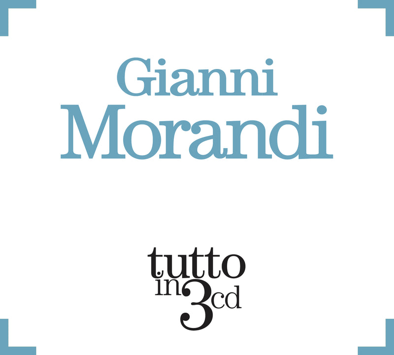 Morandi Gianni - Tutto In 3 Cd (Box) Cd 0886979102521
