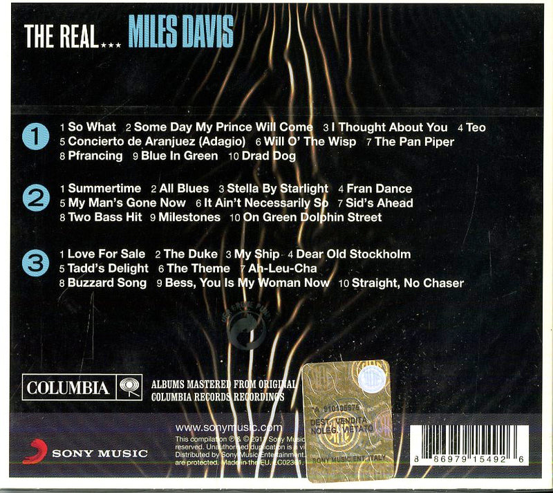 Davis Miles - The Real... Miles Davis (Box3Cd) Cd 0886979154926