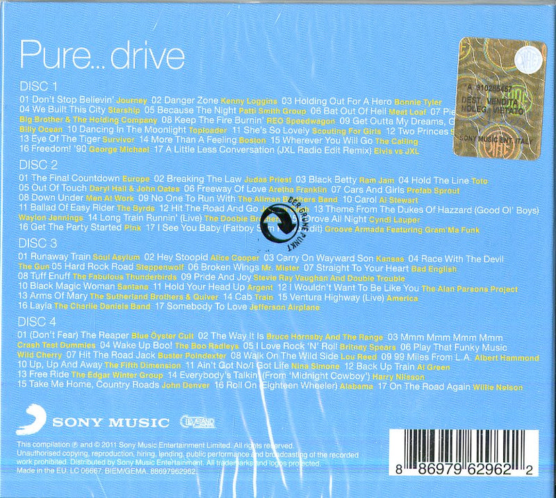 Compilation - Pure...Drive (Box4Cd) CD 0886979629622
