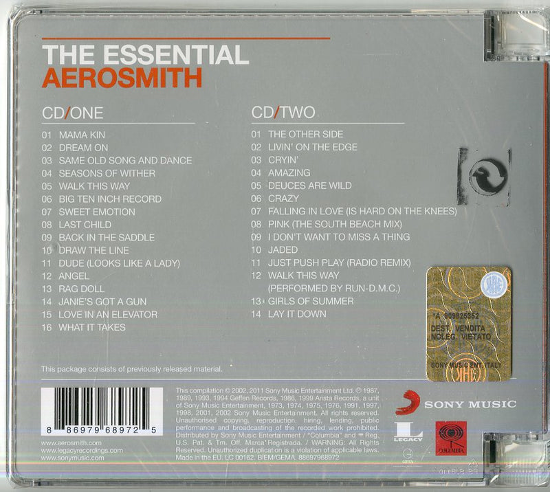 Aerosmith - The Essential Aerosmith Cd 0886979689725