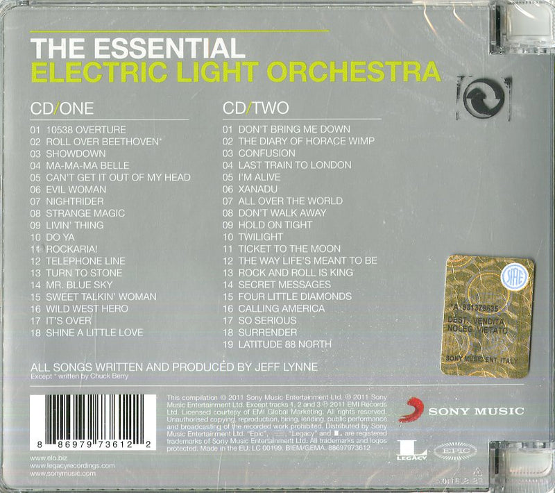 Electric Light Orchestra - The Essential Electric Light Orchestra Cd 0886979736122
