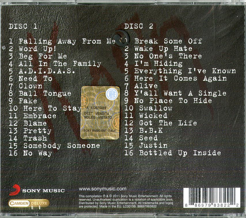 Korn - Best Of Cd 0886979838222