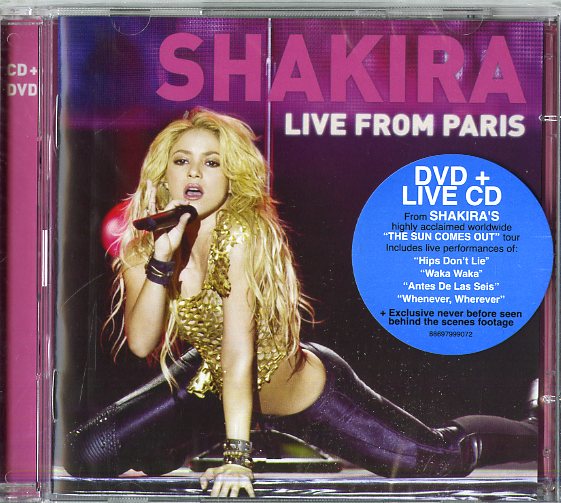 Shakira - Live From Paris (Cd+Dvd) Cd 0886979990722