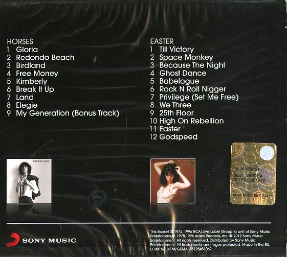 Smith Patti - Horses, Easter (Box 2 Cd) Cd 0887254510628