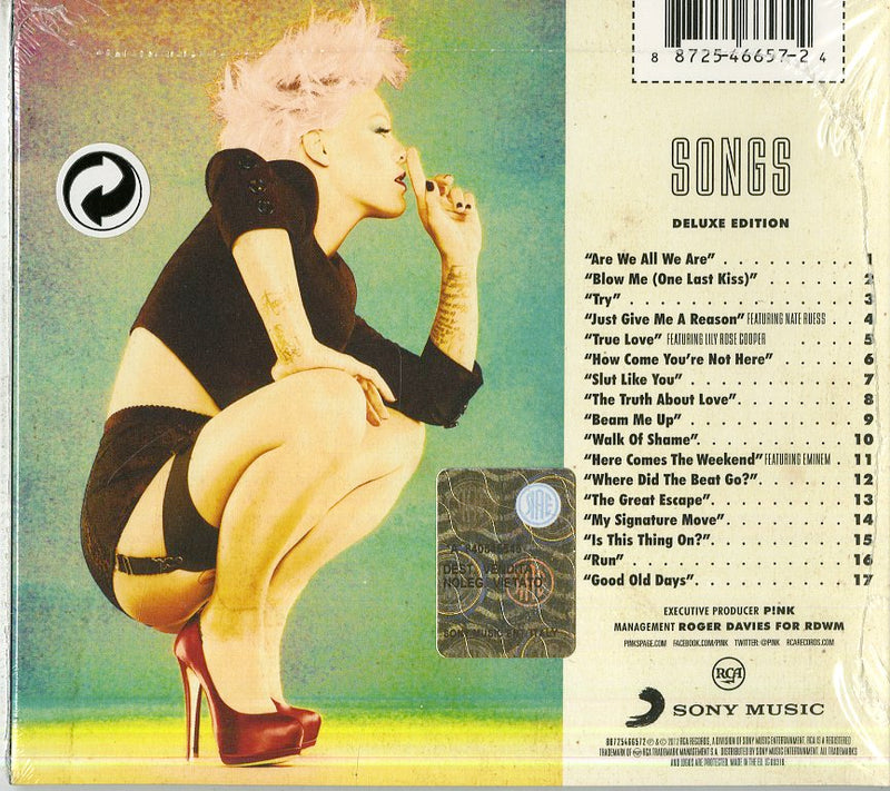 Pink - The Truth About Love (Deluxe Edt.) CD 0887254665724