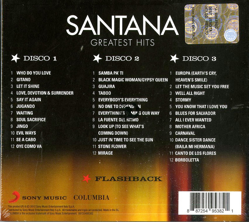 Santana - Greatest Hits (Box 3 Cd) Cd 0887254953821