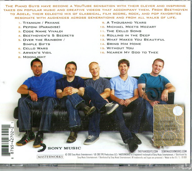 Piano Guys - The Piano Guys Cd 0887654270221